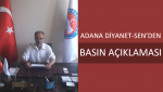 Diyanet-Sen Adana Şubesinden Basın Açıklaması